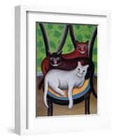 Three Is a Crowd-Jerzy Marek-Framed Giclee Print