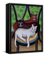 Three Is a Crowd-Jerzy Marek-Framed Stretched Canvas