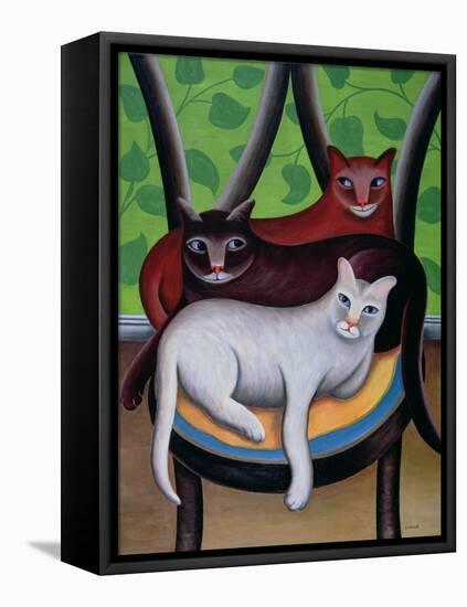 Three Is a Crowd-Jerzy Marek-Framed Stretched Canvas