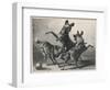 Three Jackals Playing Together-Beckman-Framed Art Print