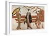 Three Japanese Women In-Suzuki Harunobu-Framed Giclee Print