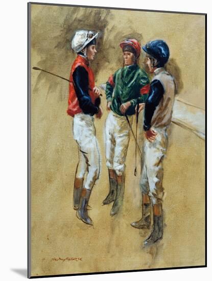 Three Jockeys-Henry Koehler-Mounted Art Print