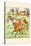 Three Jovial Horsemen Tooting their Hunting Horns-Randolph Caldecott-Stretched Canvas