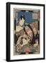 Three Kabuki Actors-Ugatawa Toyokuni III-Framed Giclee Print