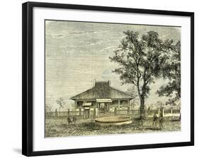 Three Kilometers from Saigon Vietnam 19th Century the Chinese Town-null-Framed Giclee Print