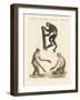 Three Kinds of Monkeys-null-Framed Giclee Print