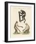 Three Kinds of Monkeys-null-Framed Giclee Print