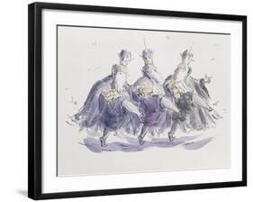 Three Kings Dancing a Jig-Joanna Logan-Framed Giclee Print