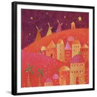 Three Kings Following a Star, 2001-Alex Smith-Burnett-Framed Giclee Print