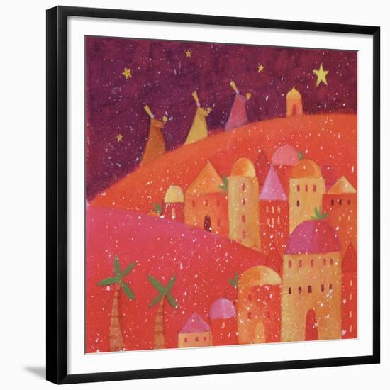 Three Kings Following a Star, 2001-Alex Smith-Burnett-Framed Giclee Print