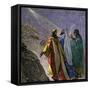 Three Kings Following the Star to Worship the Coming of the Prophet, Jesus-null-Framed Stretched Canvas