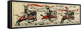 Three Knights on Horseback-null-Framed Stretched Canvas