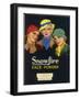 Three Ladies from the Ginger Rogers Era-null-Framed Art Print