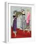 Three Ladies in Evening Dresses by Paul Poiret and Beer-null-Framed Art Print