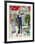 Three Ladies in Outfits by Jeanne Lanvin-null-Framed Art Print