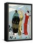 Three Ladies in Outfits by Molyneux and Doucet-null-Framed Stretched Canvas