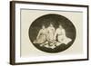 Three Ladies Picnic-null-Framed Photographic Print