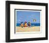 Three Ladies Sunning-Michael Paraskevas-Framed Art Print