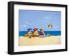 Three Ladies Sunning-Michael Paraskevas-Framed Art Print