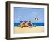 Three Ladies Sunning-Michael Paraskevas-Framed Art Print