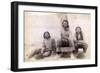 Three Lakota teenage boys in western clothing, 1891-John C. H. Grabill-Framed Photographic Print