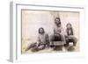 Three Lakota teenage boys in western clothing, 1891-John C. H. Grabill-Framed Photographic Print