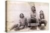 Three Lakota teenage boys in western clothing, 1891-John C. H. Grabill-Stretched Canvas