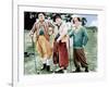 THREE LITTLE BEERS, from left: Curly Howard, Moe Howard, Larry Fine [the Three Stooges], 1935-null-Framed Photo