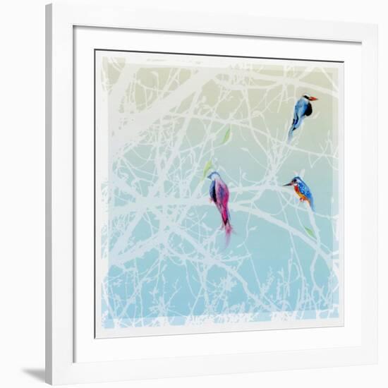 Three Little Birds, 2016,-Nancy Moniz Charalambous-Framed Giclee Print