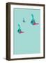 Three Little Birds Annimo-null-Framed Art Print