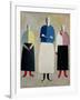 Three Little Girls, 1928-32-Kasimir Malevich-Framed Giclee Print