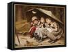 Three Little Kittens, 1883-Joseph Clark-Framed Stretched Canvas