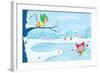 Three Little Kittens - Turtle-Elisa Chavarri-Framed Giclee Print