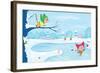 Three Little Kittens - Turtle-Elisa Chavarri-Framed Giclee Print