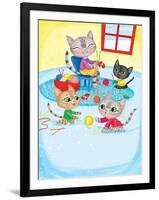 Three Little Kittens - Turtle-Elisa Chavarri-Framed Giclee Print