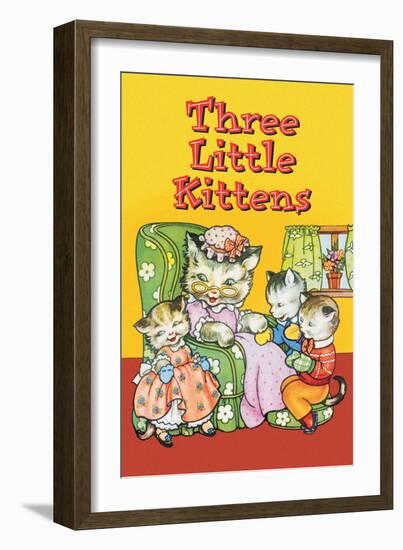 Three Little Kittens-null-Framed Art Print