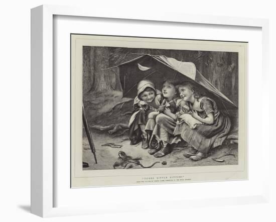 Three Little Kittens-Joseph Clark-Framed Giclee Print