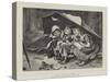 Three Little Kittens-Joseph Clark-Stretched Canvas