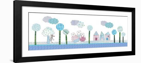 Three Little Pigs Theme-Effie Zafiropoulou-Framed Giclee Print