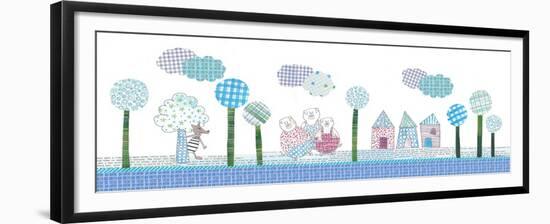 Three Little Pigs Theme-Effie Zafiropoulou-Framed Giclee Print