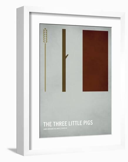 Three Little Pigs-Christian Jackson-Framed Art Print