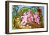 Three Little Pigs-Zelda Fitzgerald-Framed Premium Giclee Print