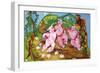 Three Little Pigs-Zelda Fitzgerald-Framed Premium Giclee Print