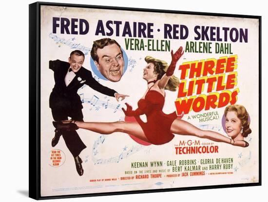 "Three Little Words" 1950, Directed by Richard Thorpe-null-Framed Stretched Canvas