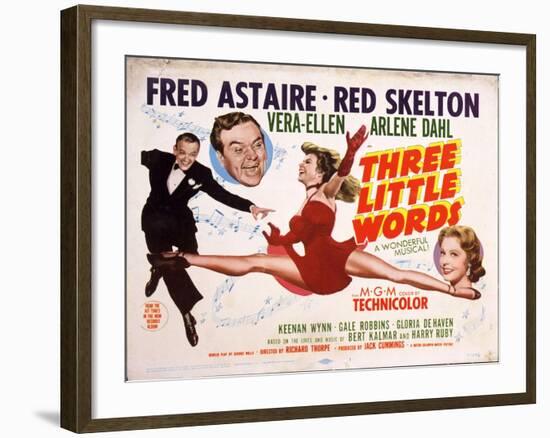 "Three Little Words" 1950, Directed by Richard Thorpe-null-Framed Giclee Print