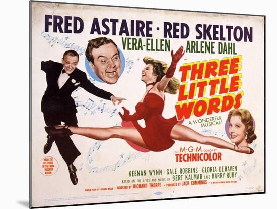 "Three Little Words" 1950, Directed by Richard Thorpe-null-Mounted Giclee Print
