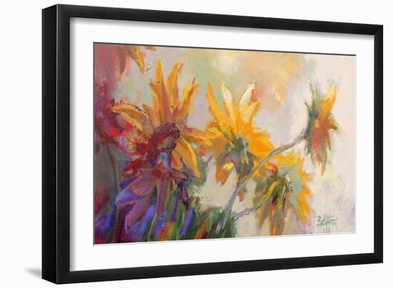 Three Long Blossoms-Beth A. Forst-Framed Premium Giclee Print