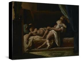 Three Lovers, 1817-20-Theodore Gericault-Stretched Canvas