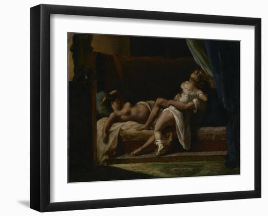 Three Lovers, 1817-20-Theodore Gericault-Framed Giclee Print