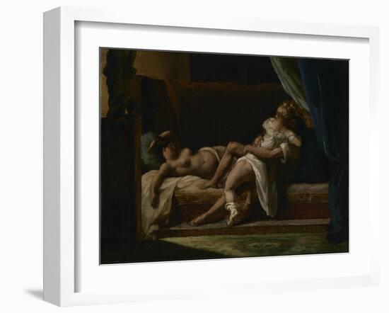 Three Lovers, 1817-20-Theodore Gericault-Framed Giclee Print